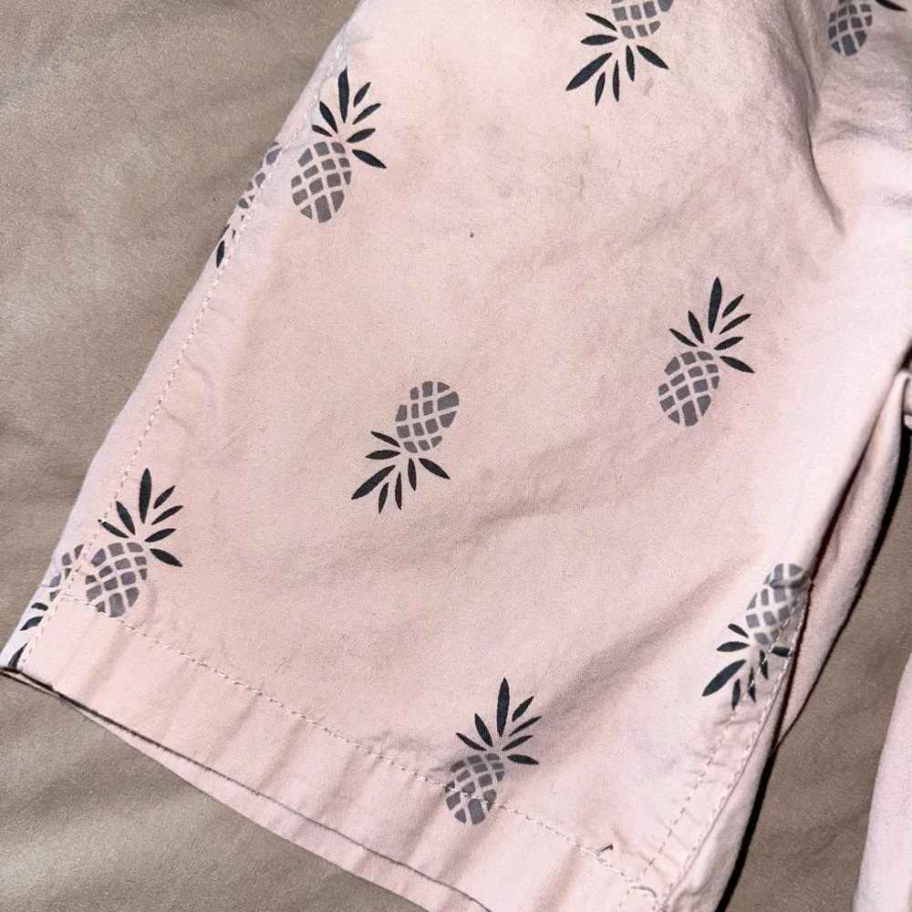 NWOT Trendy Pink Pineapple Print Shorts Boys Size 6 Little Boys Board